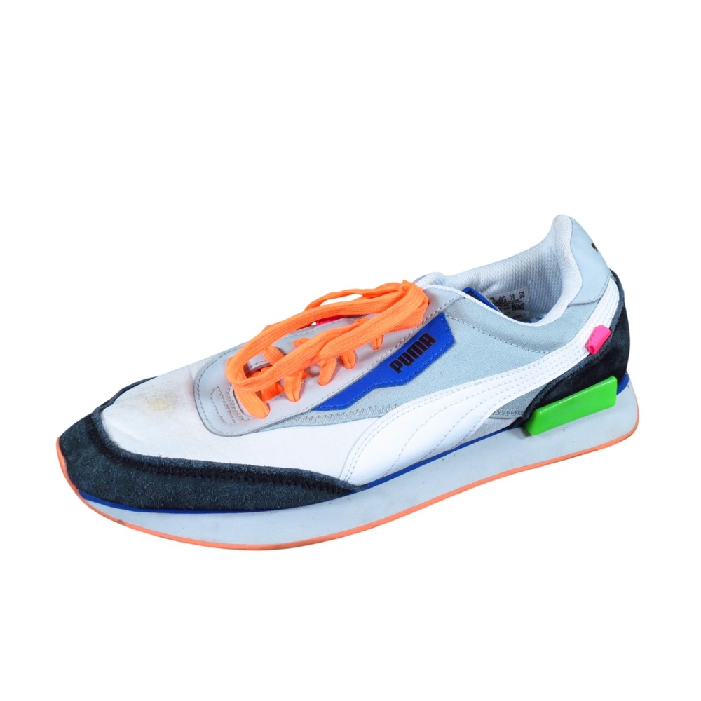 PUMA Future Rider Play On Men Sneaker 11 Athletic Running High Rise White Orange